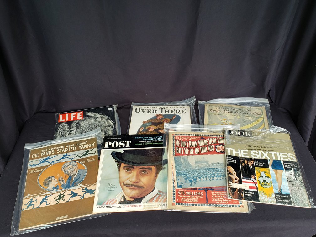 Magazines, Sheet Music, and Softcover Book