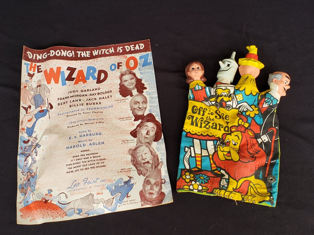 The Wizard of Oz Sheet Music and Multi-Finger Hand Puppet