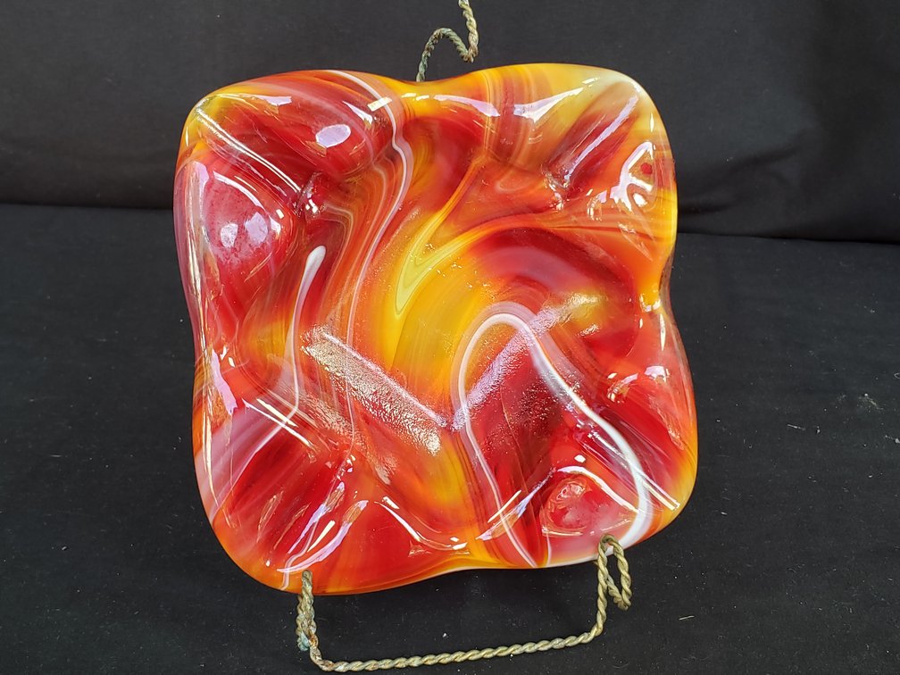 Imperial End O'Day Slag Glass Ashtray