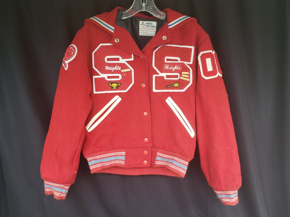 T-Birds Red Wool Letterman Jacket