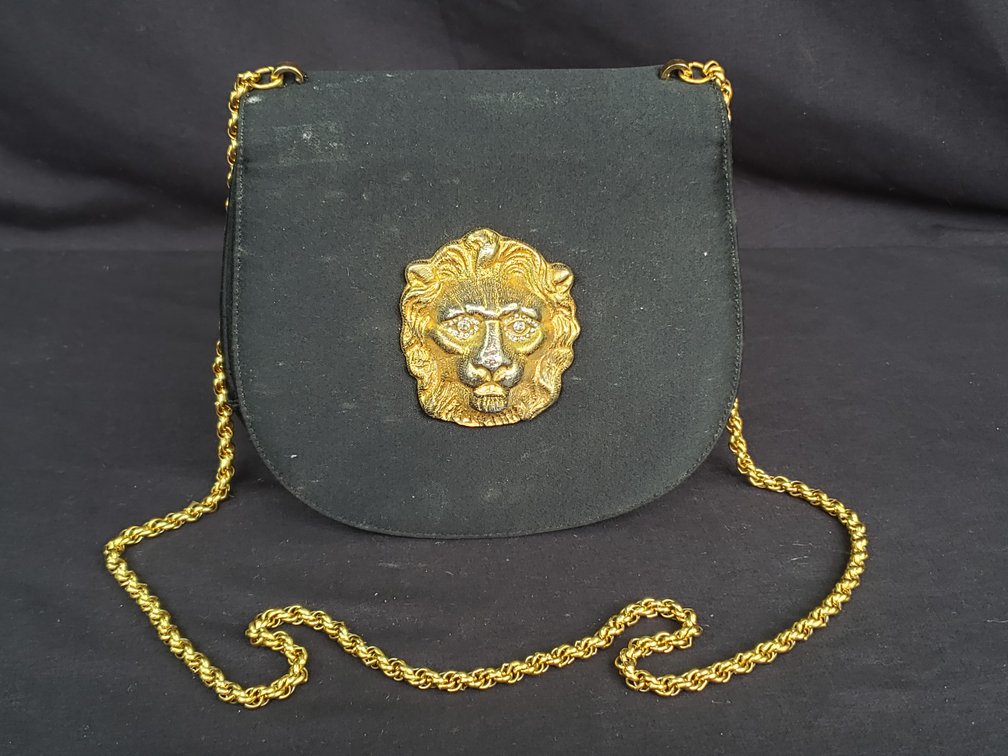 Black Fabric Evening Bag