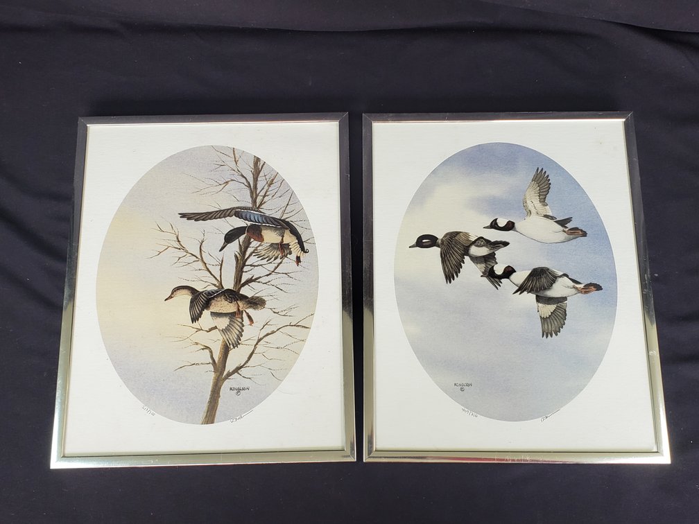 RJ Nelson Framed Limited Edition Duck Prints