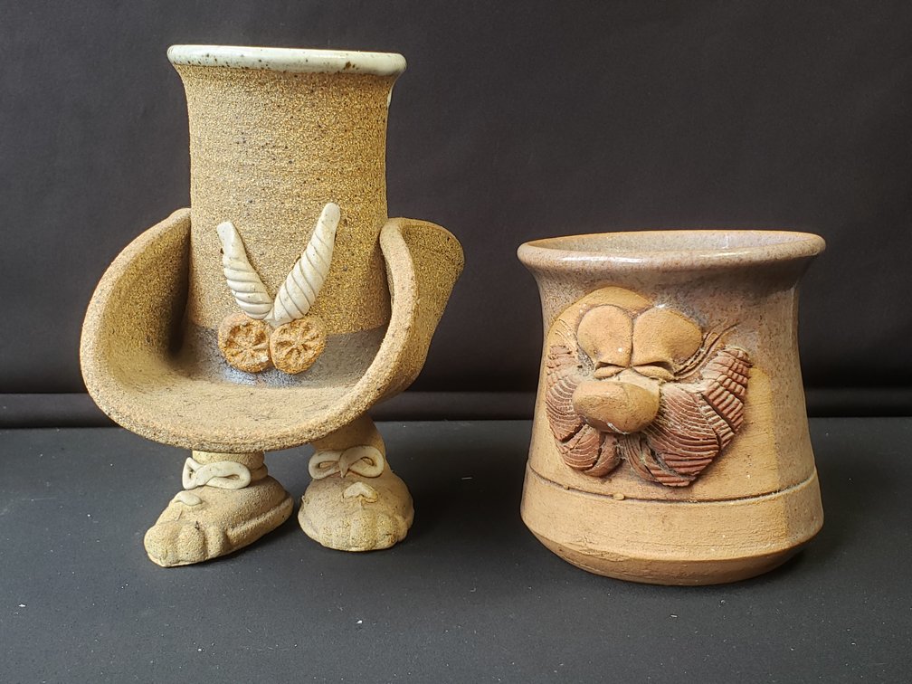 Studio Pottery Novelty Stoneware Vessels
