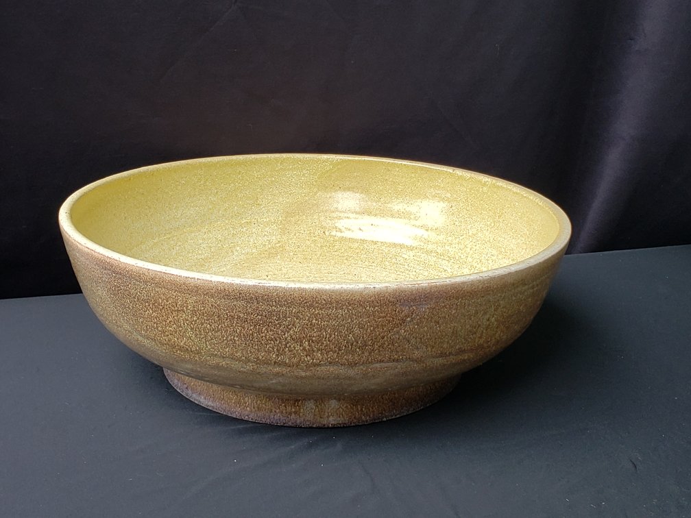 Sheldon Carey Glazed Ceramic Footed Bowl