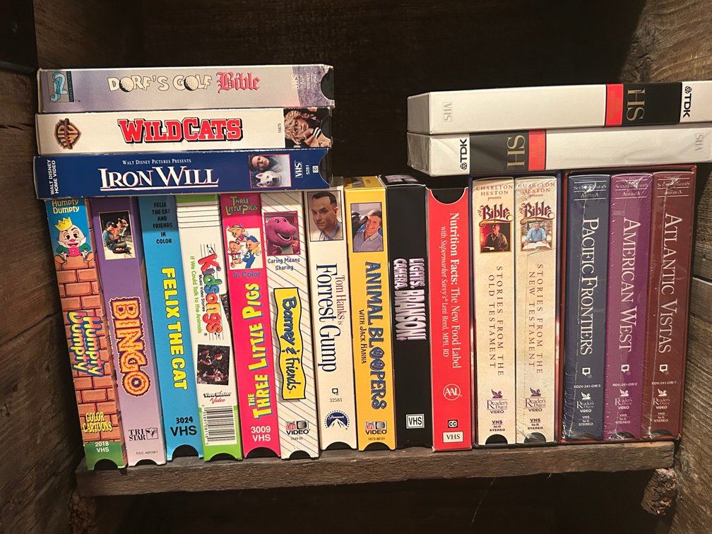 Selection of VHS Tapes