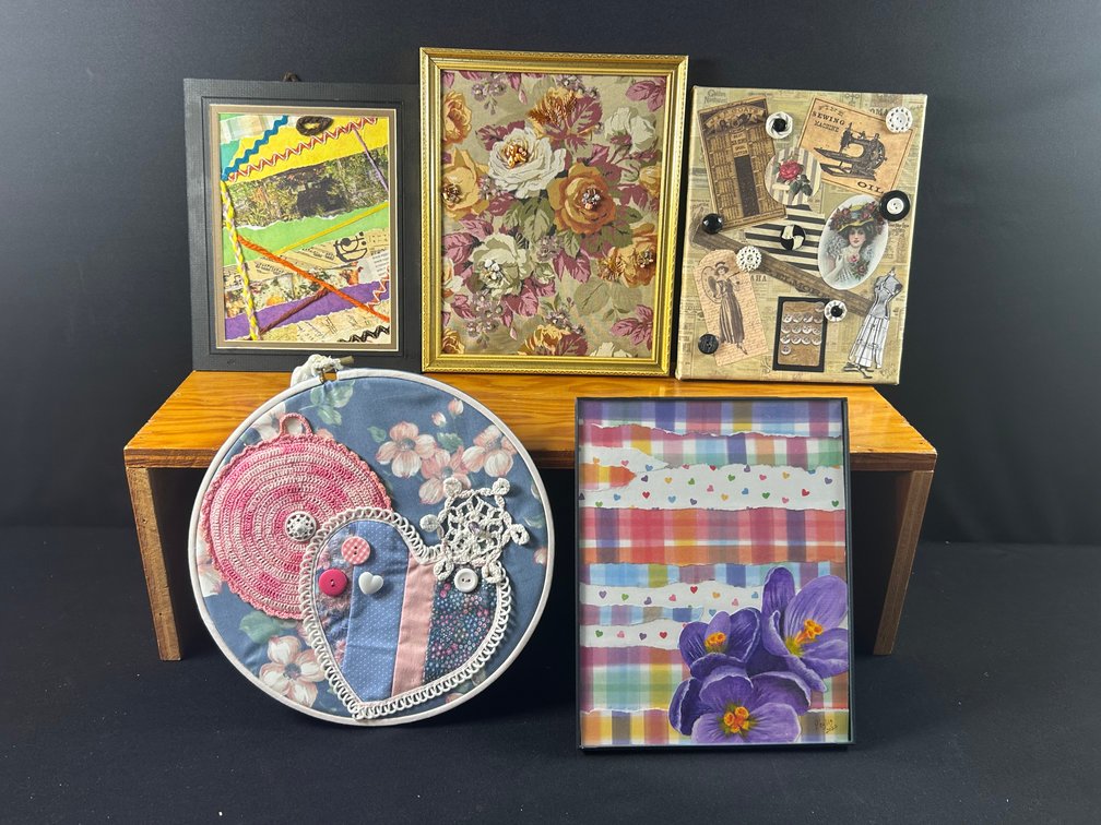 Collage and Painting Artwork