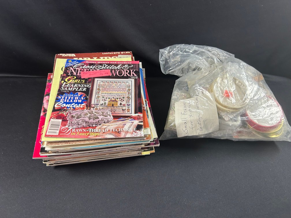 Cross Stitch Patterns & Magazines with Frames