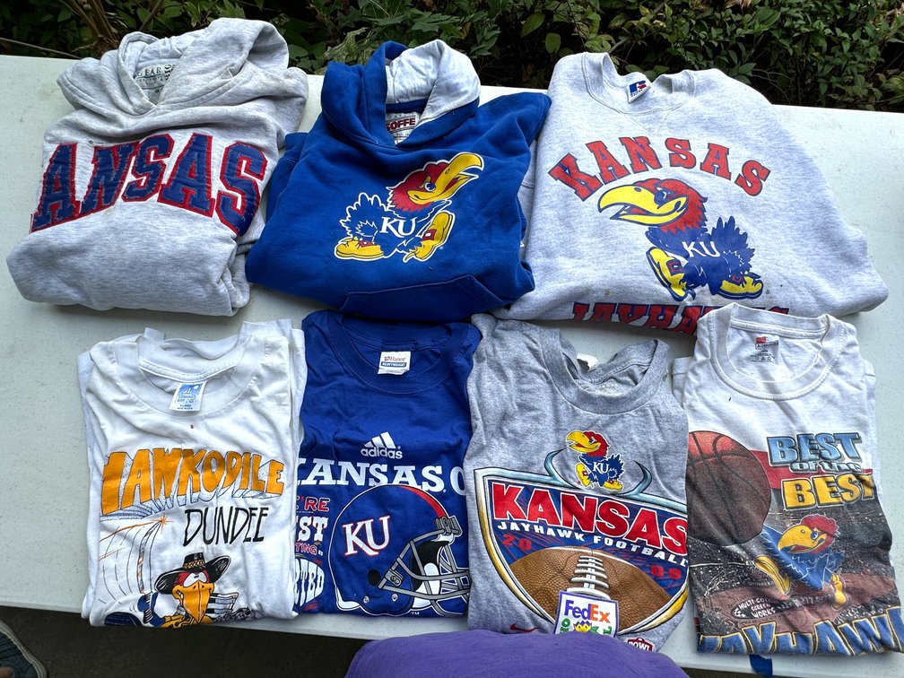 University of Kansas Jayhawks Sweatshirts and T-Shirts