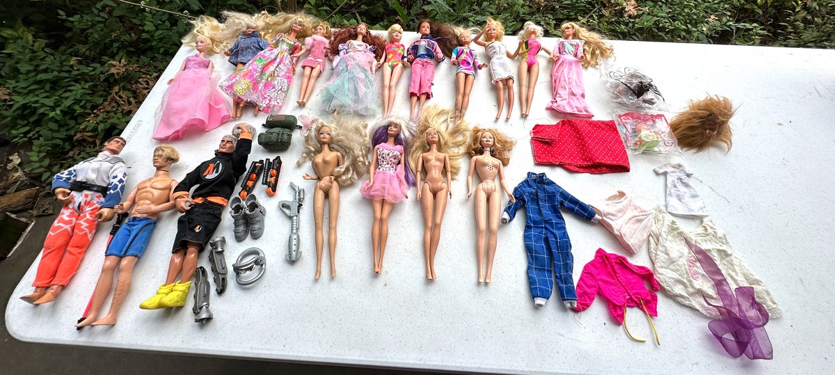 Selection of Barbies and Other Dolls
