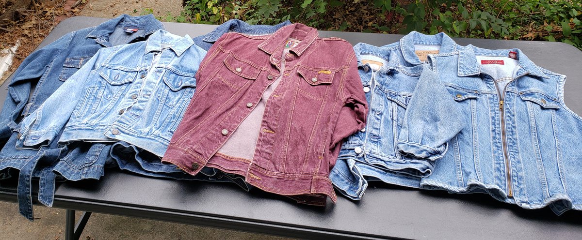 Denim Jackets, Vests, and Belted Outerwear