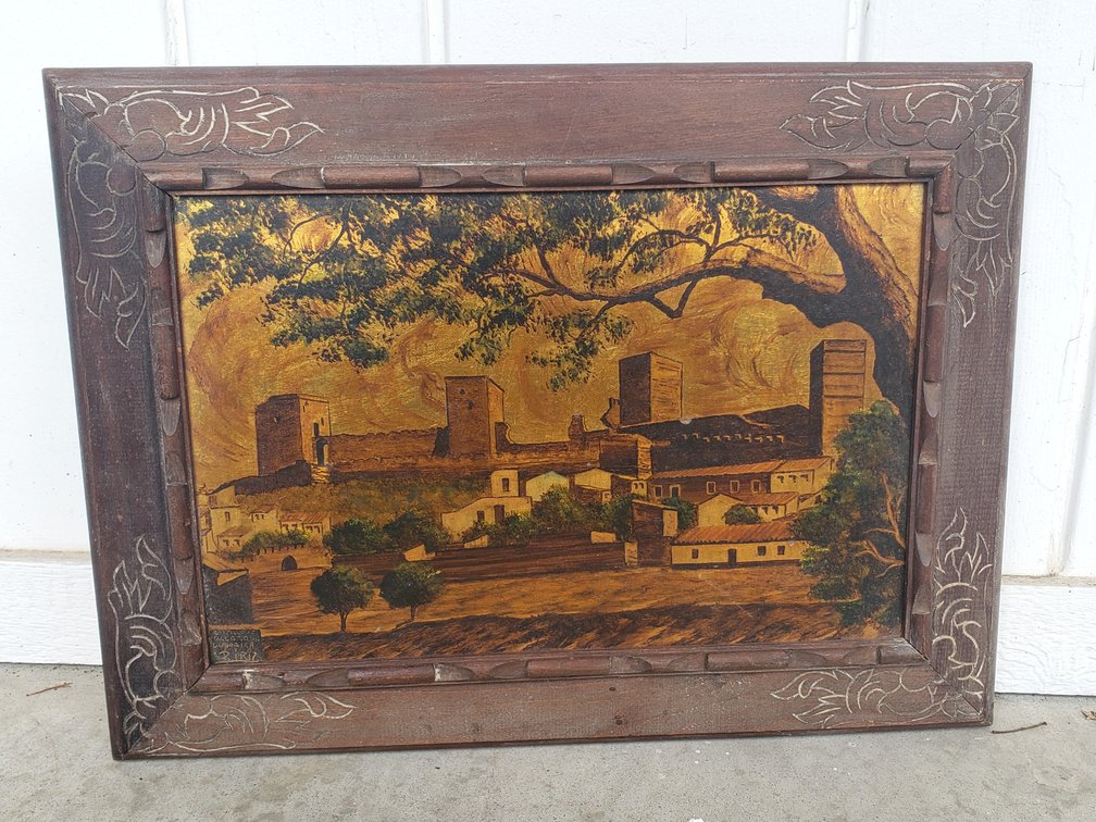 Two Framed Spanish Landscape Paintings