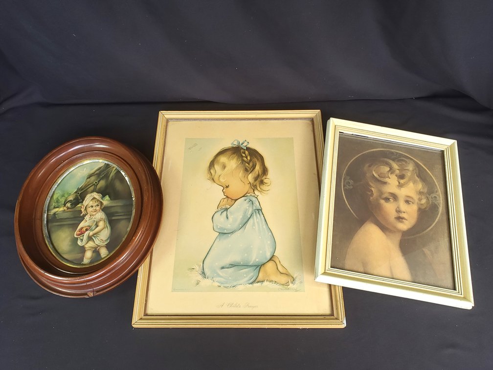 Framed Art Prints Depicting Children