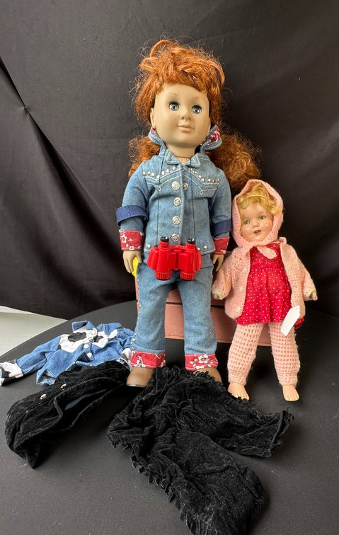 Composition Doll, Vinyl Doll, and Western Doll Clothing