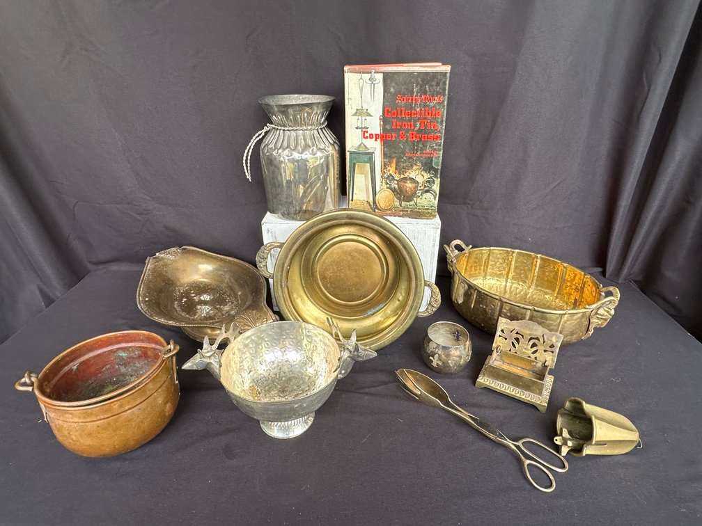 Brass, Copper, and Silver-Tone Metalware and Reference Book