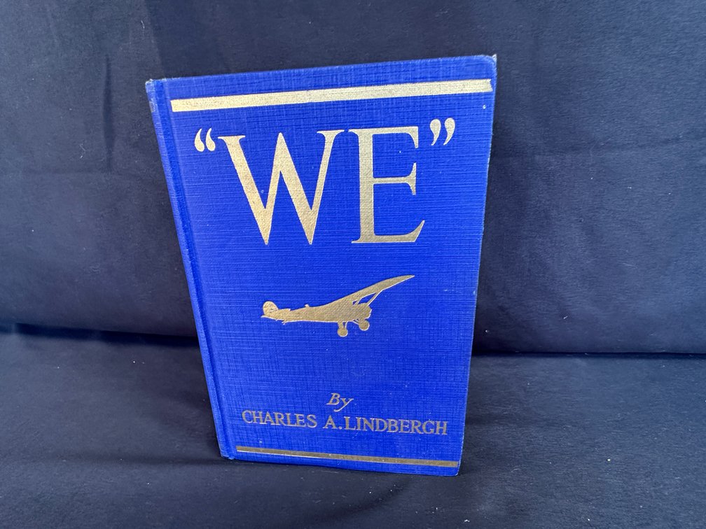 G. P. Putnam's Sons "WE" by Charles A. Lindbergh Hardcover Book