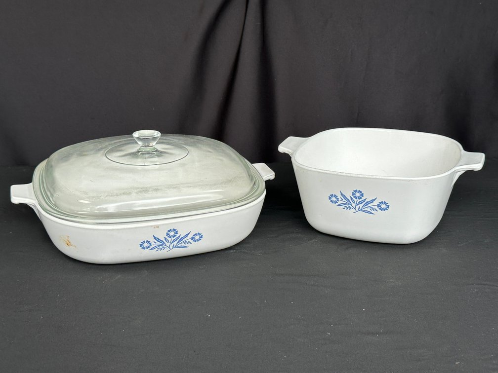 Corning Ware Blue Cornflower Casserole Dishes