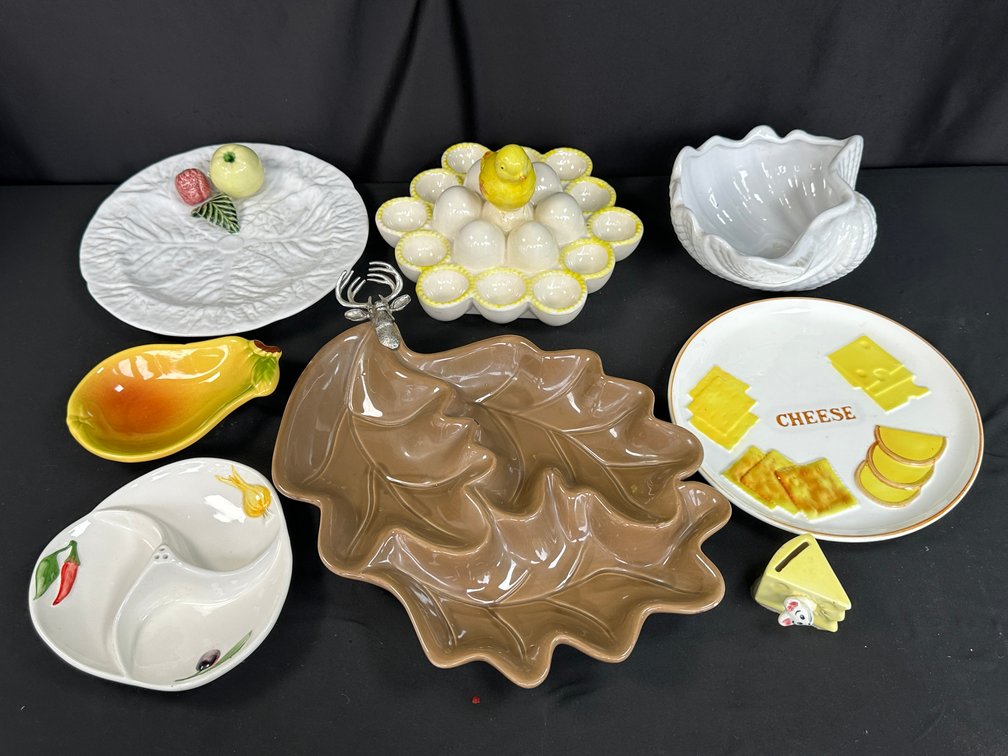 Ceramic Novelty Serving Dishes and Tableware