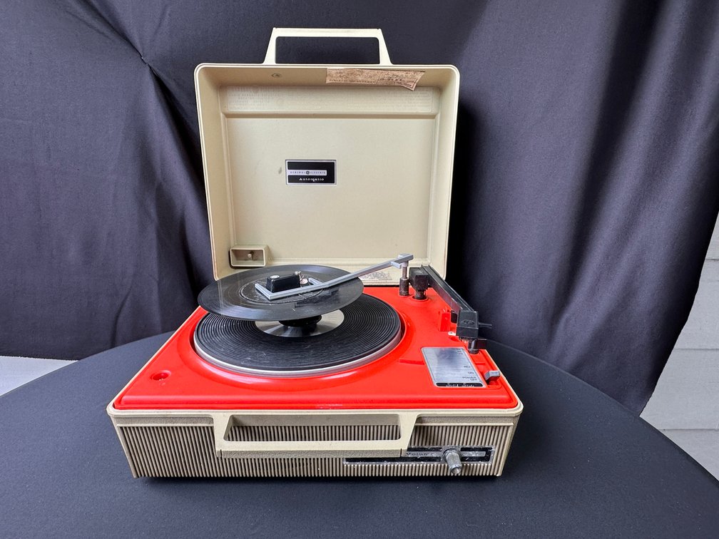 General Electric Automatic Portable Solid State Record Player