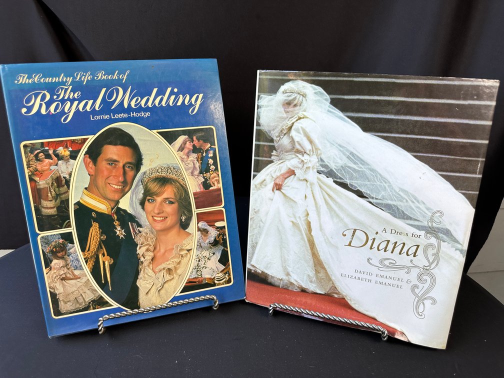 Princess Diana and Royal Wedding Hardcover Books