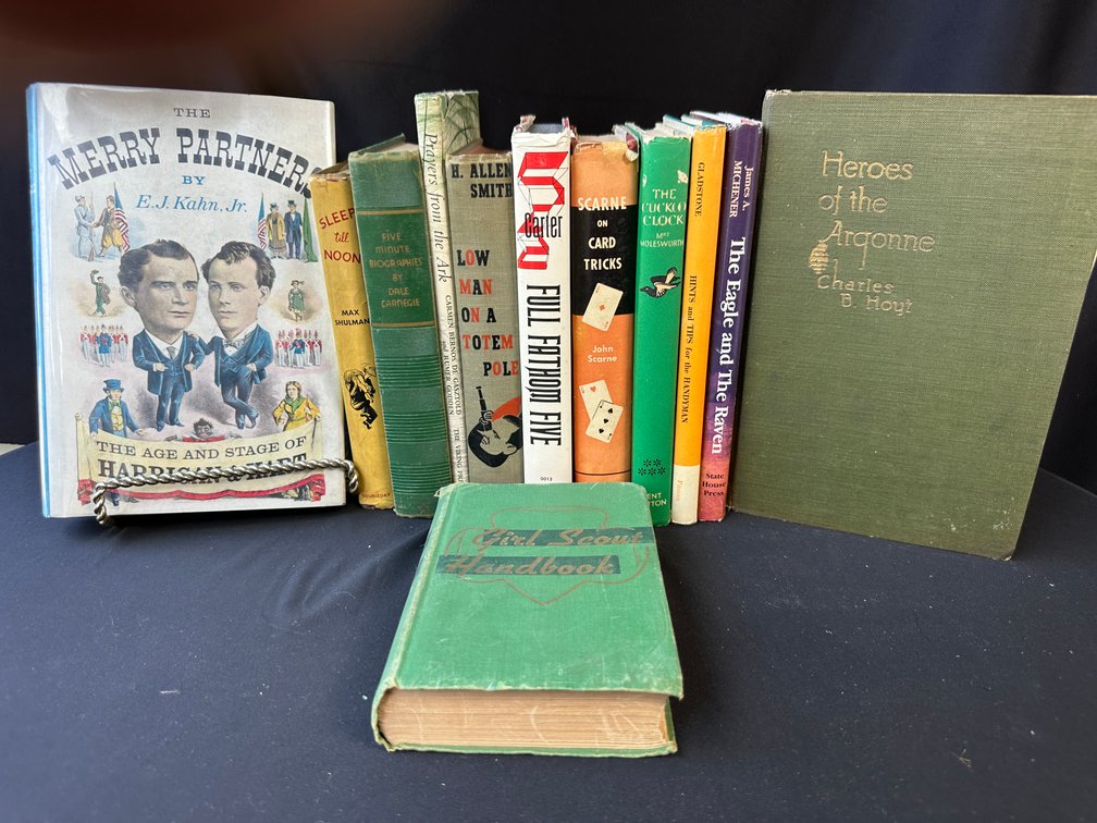 Hardcover Books Including Girl Scout Handbook and More