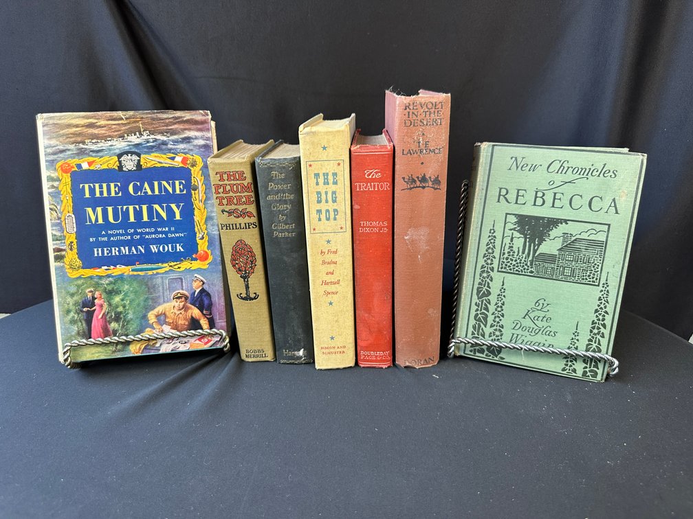 Seven Hardcover Books Including The Caine Mutiny