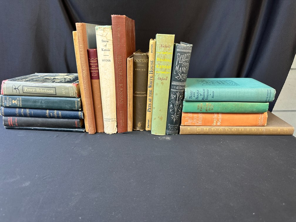 Hardcover Books Including Peter Ibbetson, Snow of Kansas, and More
