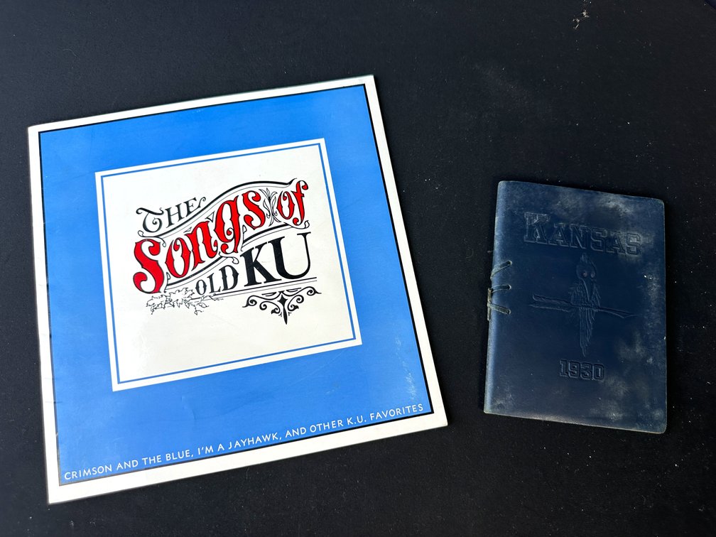 University of Kansas Record Album and 1930 Commencement Booklet