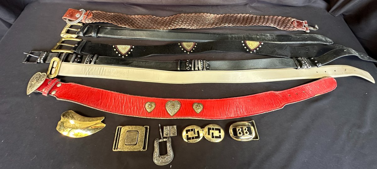 Leather Belts, Belt Buckles, and Buckle Sets