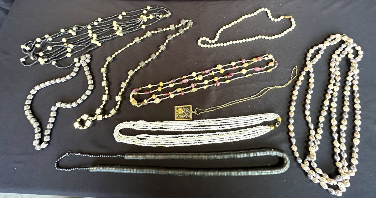 Beaded Necklaces, Imitation Pearls, and Pendant Necklace