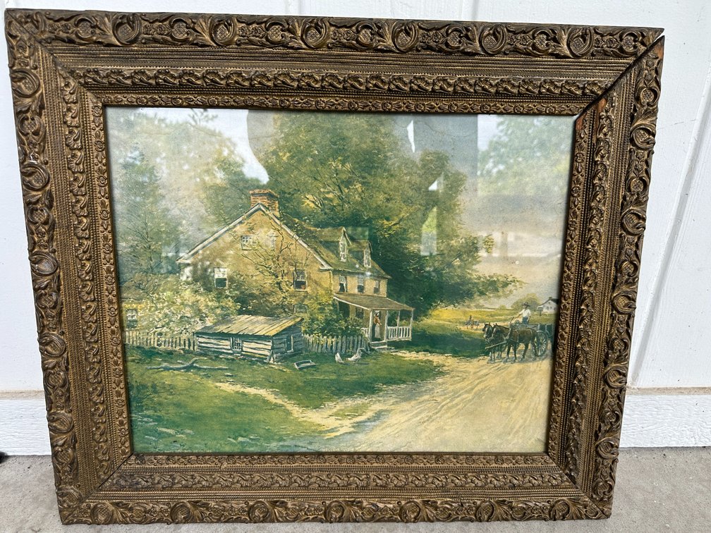 The White City Art Co. "Welcome Visitors" Framed Print
