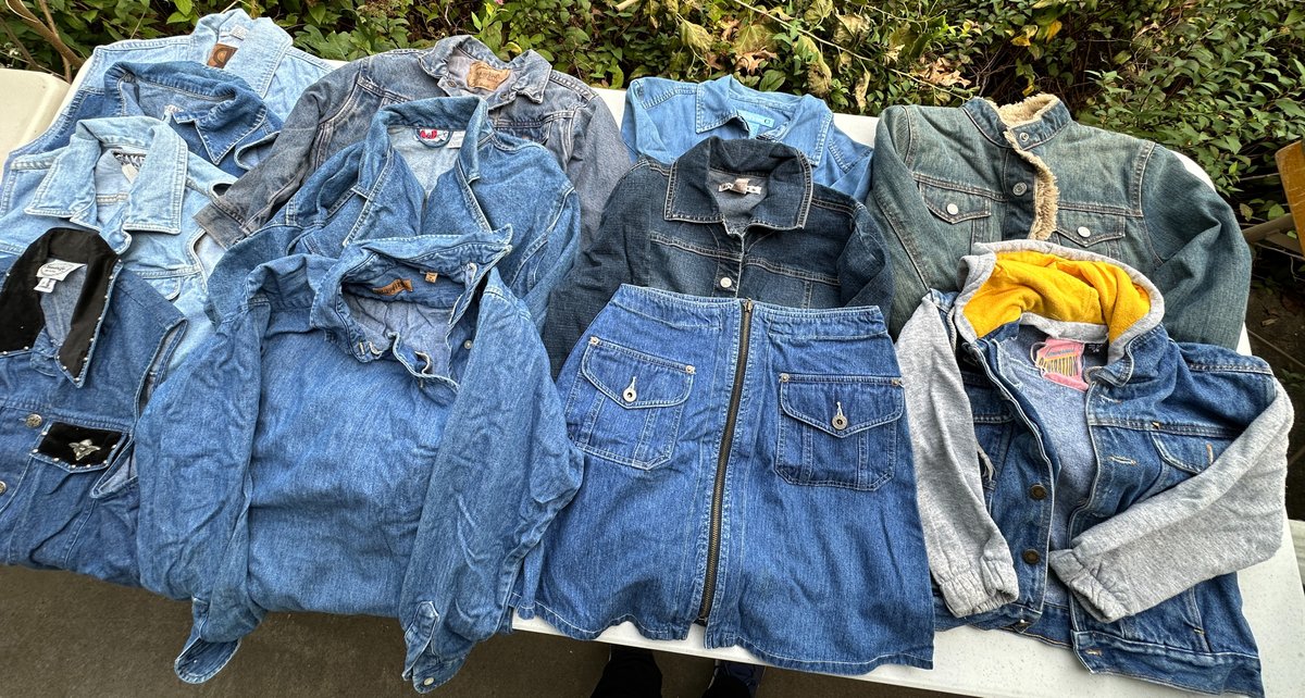 Denim Jackets, Vests, Shirts, and More
