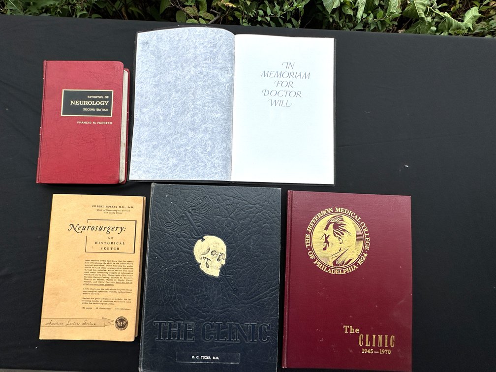 Medical Books and Jefferson Medical College Yearbooks