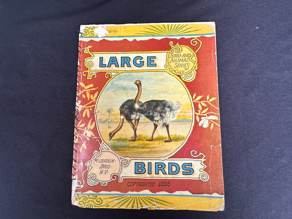 McLoughlin Bros. 1886 Large Birds Illustrated Booklet