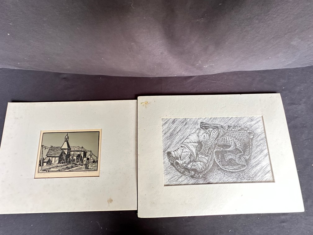 Chas. Marshall and Kathleen Seery Matted Art Prints