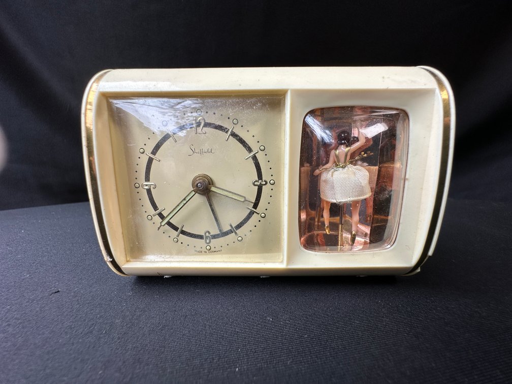 Sheffield Ballerina Music Box Alarm Clock