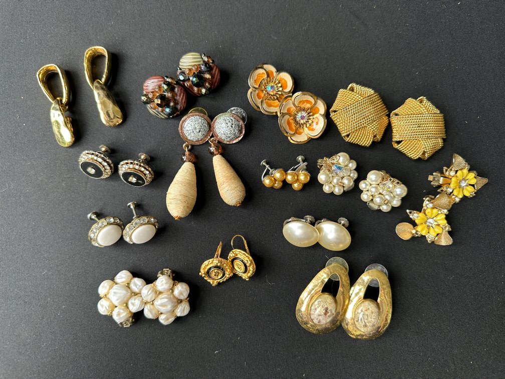 Clip-On, Screw-Back, and Pierced Fashion Earrings