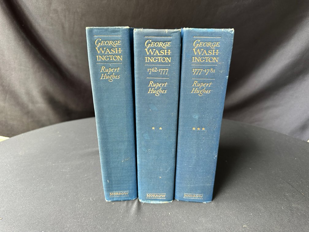 William Morrow George Washington by Rupert Hughes Book Set