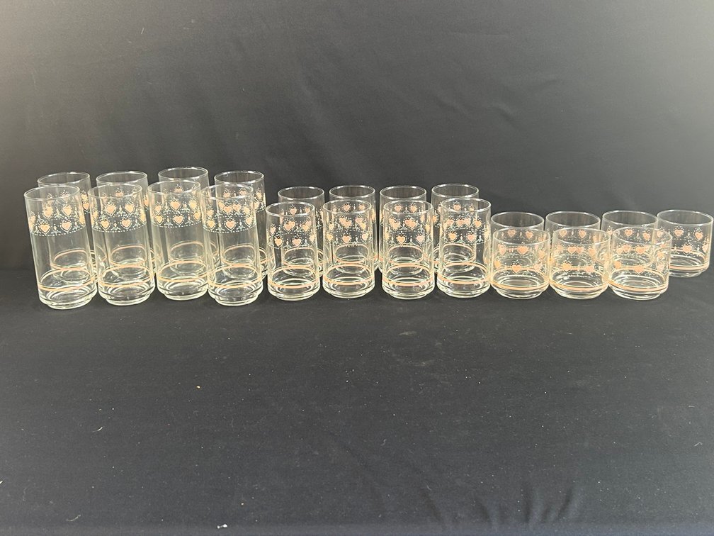 Corelle "Forever Yours" Glasses