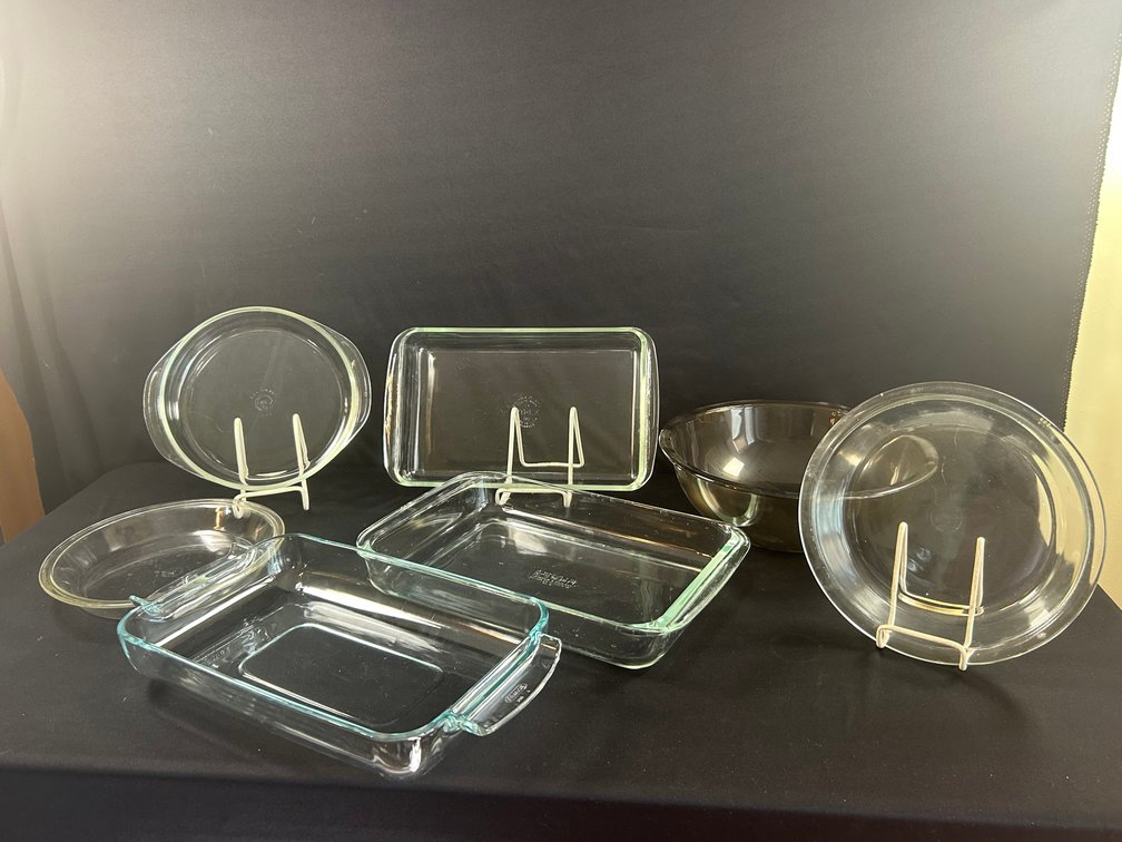 Pyrex Clear & Amber Bakeware