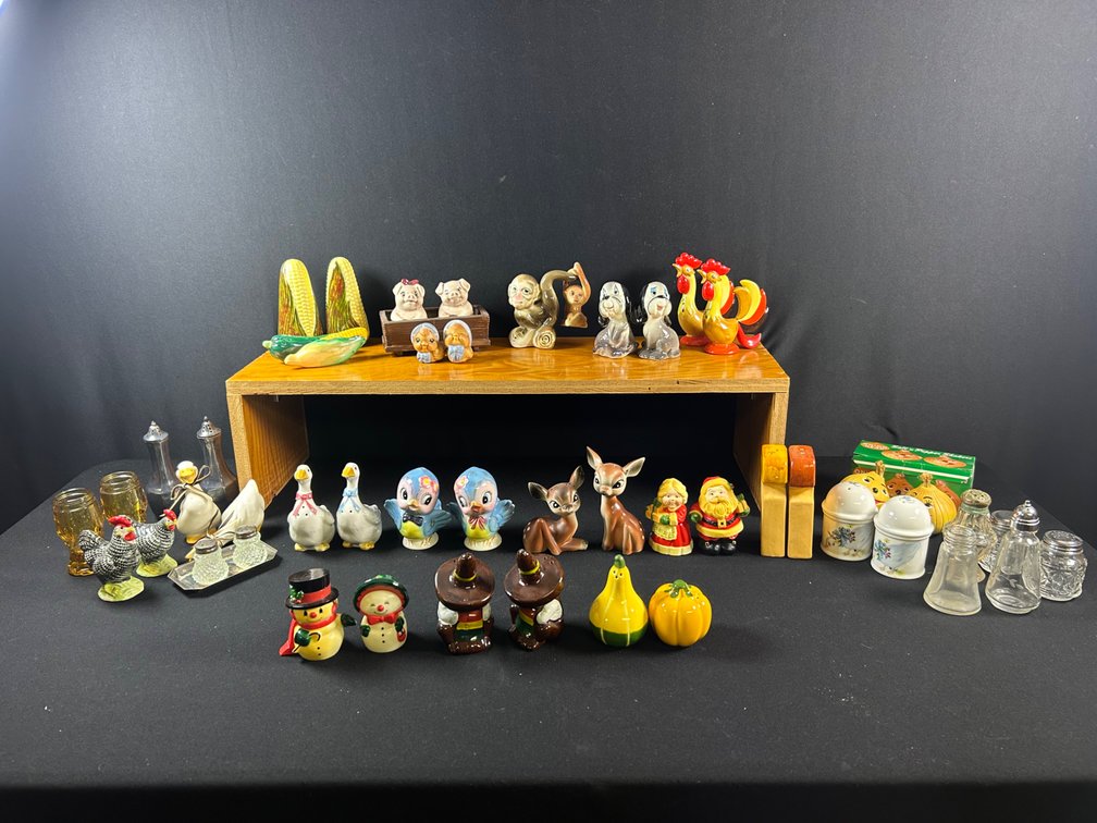 Variety of Salt and Pepper Shakers