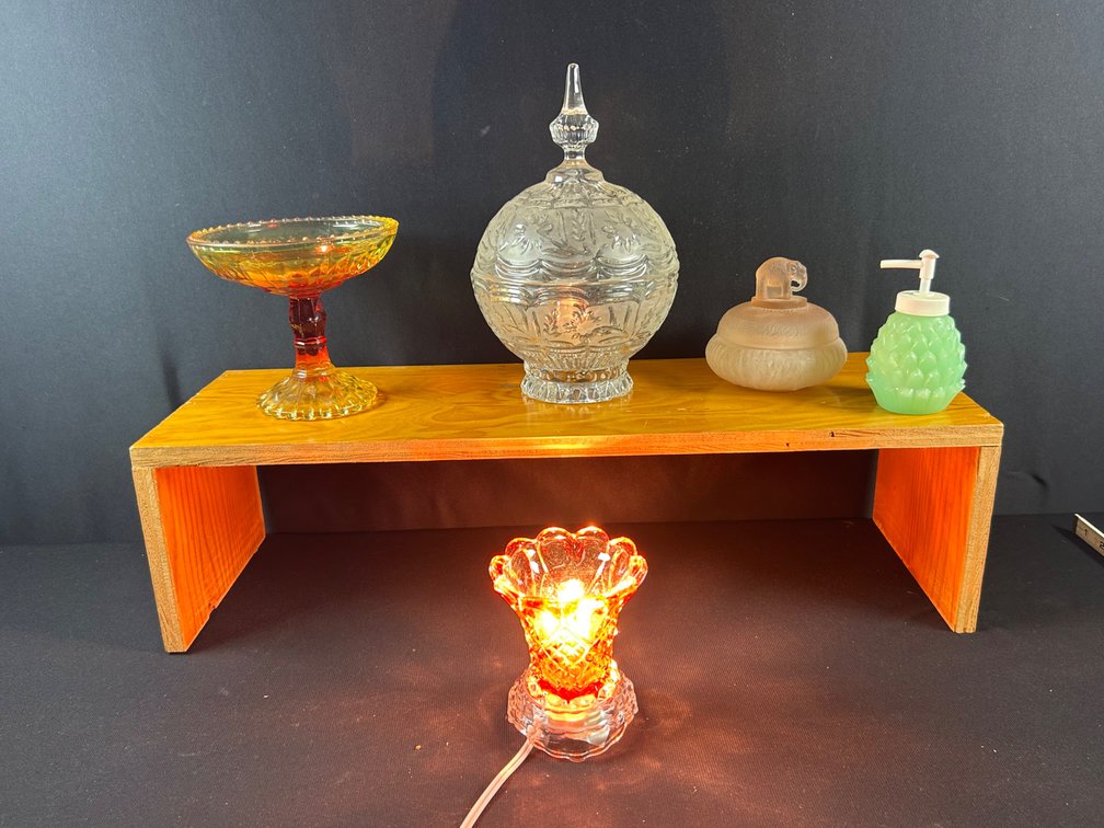 Elephant Powder Dish, Footed Compote, Light, & More