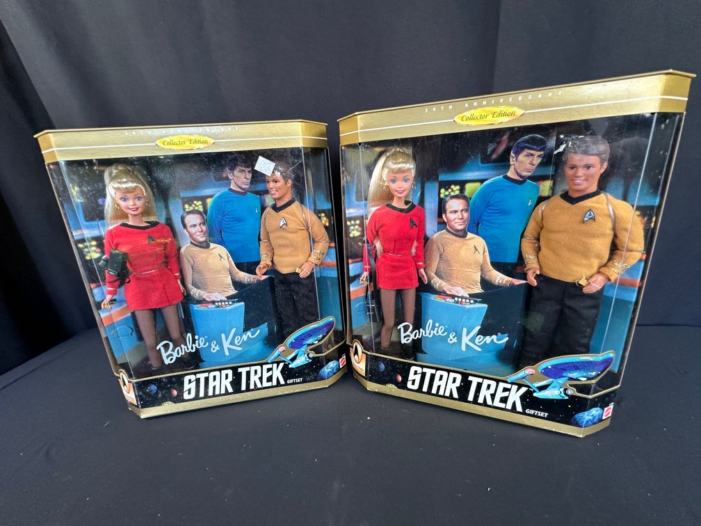 Mattel Barbie & Ken Star Trek 30th Anniversary Giftsets