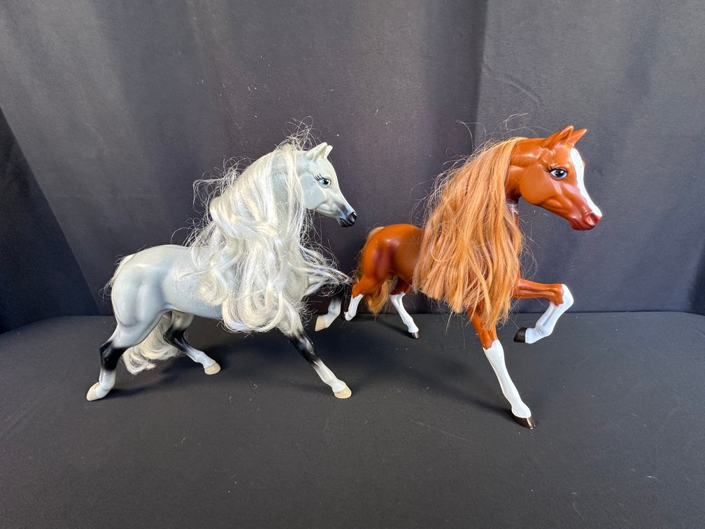 Plastic Fashion Doll Horses with Synthetic Hair