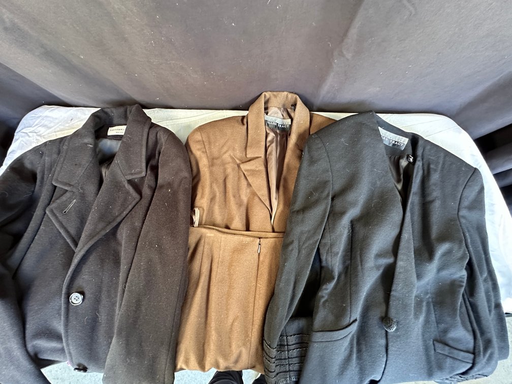 Women's Wool Coats and Skirt Suit