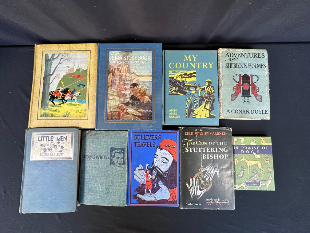 Sherlock Holmes, Little Men, and Other Hardcover Books