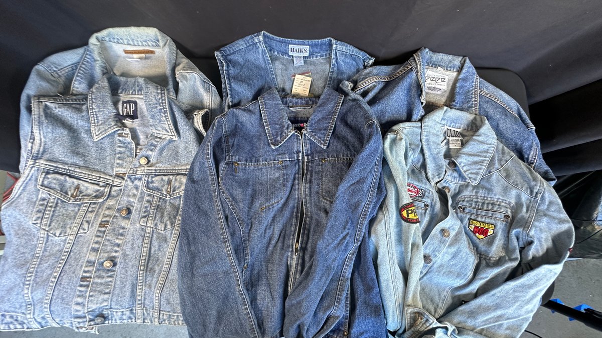 Denim Trucker Jackets, Zip-Up Jacket, and Vests