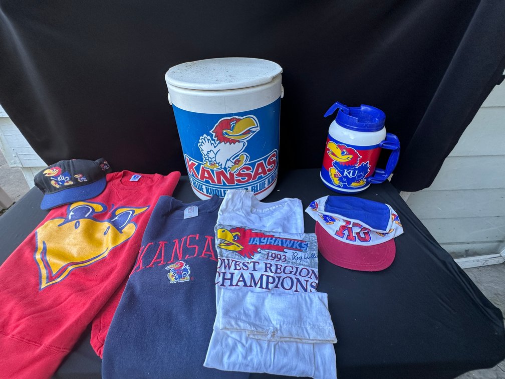 University of Kansas Jayhawks Apparel, Cooler, and Caps