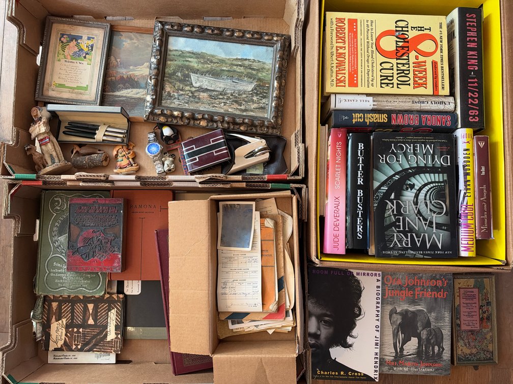 Books, Framed Art, Ephemera, and Collectibles