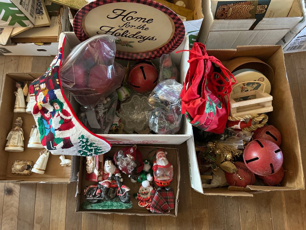 Christmas Holiday Ornaments, Nativity Figures, and Decor