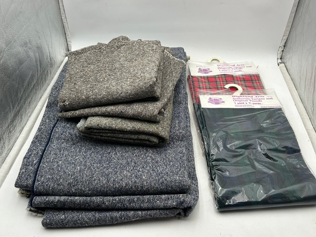 Wool and Tartan Fabric